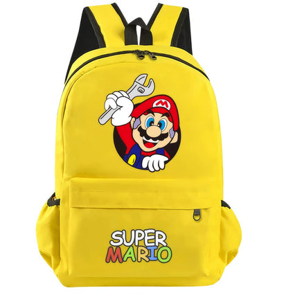 Mario Backpack Boys Girls Hildren Back To School Kawaii Schoolbag Luigi Yoshi Toad - Lusy Store LLC