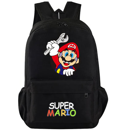 Mario Backpack Boys Girls Hildren Back To School Kawaii Schoolbag Luigi Yoshi Toad - Lusy Store LLC