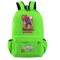 Mario Backpack Boys Girls Hildren Back To School Kawaii Schoolbag Luigi Yoshi Toad - Lusy Store LLC