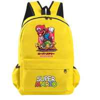 Mario Backpack Boys Girls Hildren Back To School Kawaii Schoolbag Luigi Yoshi Toad - Lusy Store LLC