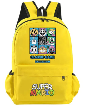 Mario Backpack Boys Girls Hildren Back To School Kawaii Schoolbag Luigi Yoshi Toad - Lusy Store LLC