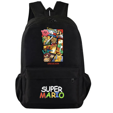 Mario Backpack Boys Girls Hildren Back To School Kawaii Schoolbag Luigi Yoshi Toad - Lusy Store LLC