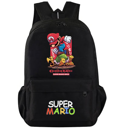 Mario Backpack Boys Girls Hildren Back To School Kawaii Schoolbag Luigi Yoshi Toad - Lusy Store LLC