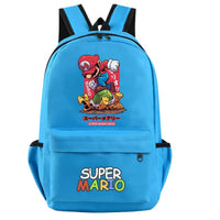 Mario Backpack Boys Girls Hildren Back To School Kawaii Schoolbag Luigi Yoshi Toad - Lusy Store LLC