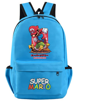 Mario Backpack Boys Girls Hildren Back To School Kawaii Schoolbag Luigi Yoshi Toad - Lusy Store LLC