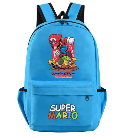 Mario Backpack Boys Girls Hildren Back To School Kawaii Schoolbag Luigi Yoshi Toad - Lusy Store LLC