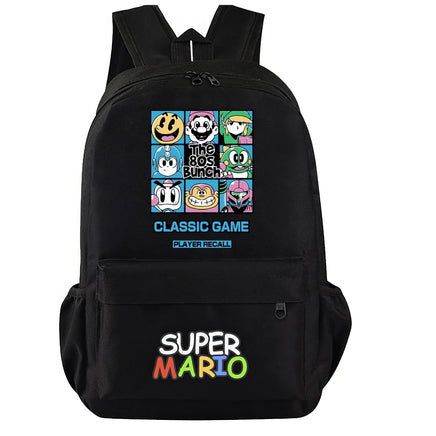 Mario Backpack Boys Girls Hildren Back To School Kawaii Schoolbag Luigi Yoshi Toad - Lusy Store LLC