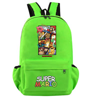 Mario Backpack Boys Girls Hildren Back To School Kawaii Schoolbag Luigi Yoshi Toad - Lusy Store LLC