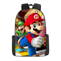 Mario Backpack Children Cartoon Anime Schoolbag - Lusy Store LLC