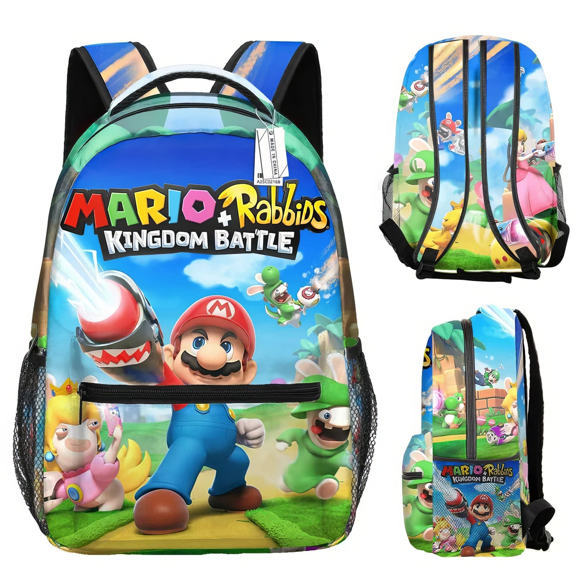 Mario Backpack Childrens Backpack Schoolbag Boys and Girls Backpack - Lusy Store LLC