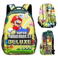 Mario Backpack Childrens Backpack Schoolbag Boys and Girls Backpack - Lusy Store LLC