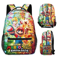 Mario Backpack Childrens Backpack Schoolbag Boys and Girls Backpack - Lusy Store LLC