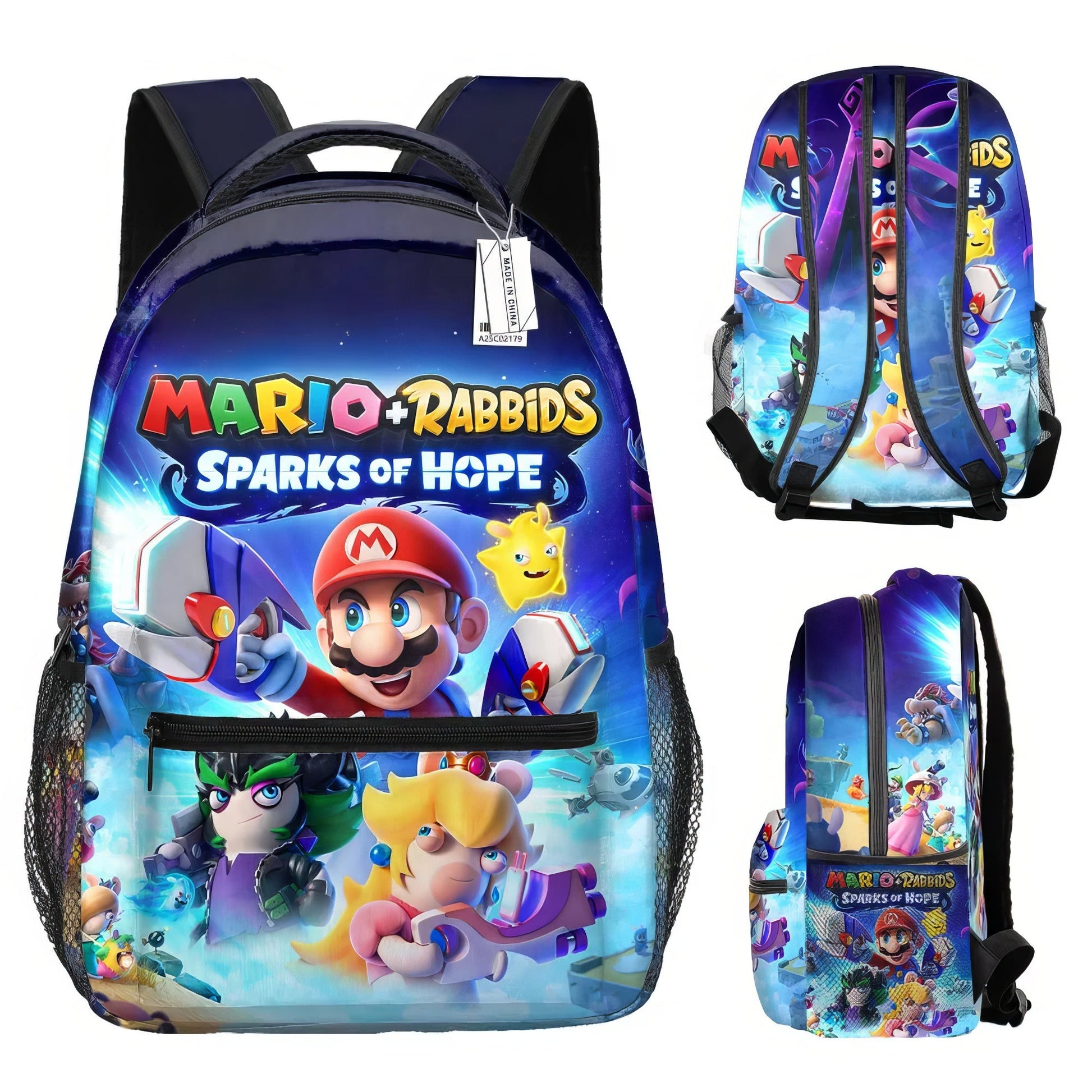Mario Backpack Childrens Backpack Schoolbag Boys and Girls Backpack - Lusy Store LLC