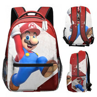 Mario Backpack Childrens Backpack Schoolbag Boys and Girls Backpack - Lusy Store LLC