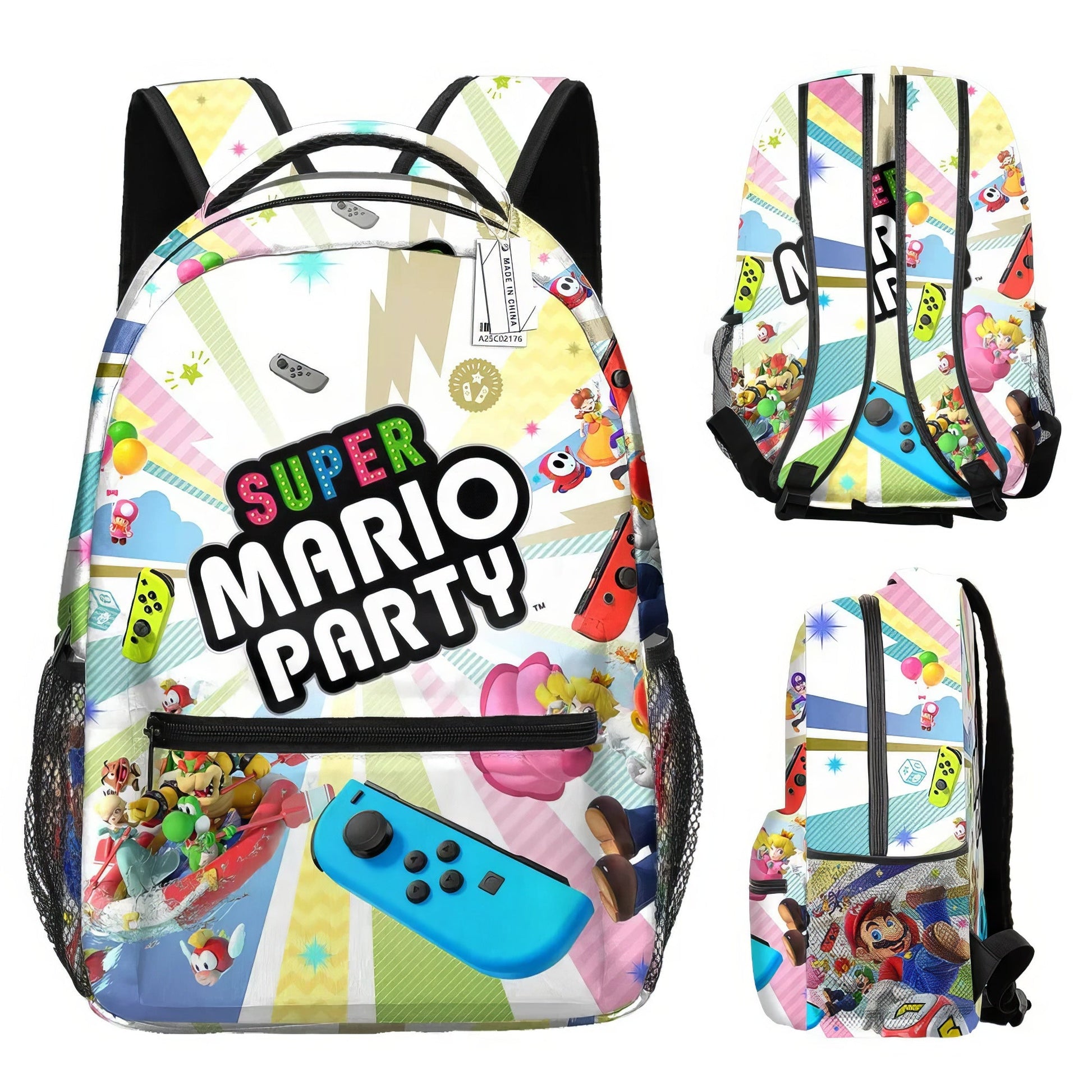 Mario Backpack Childrens Backpack Schoolbag Boys and Girls Backpack - Lusy Store LLC
