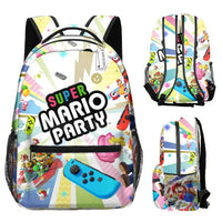 Mario Backpack Childrens Backpack Schoolbag Boys and Girls Backpack - Lusy Store LLC