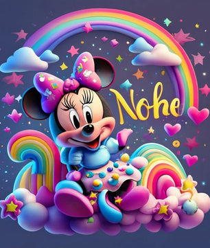 Mickey Mouse 5D Diamond Painting Kit with Lilo and Stitch Characters Cute Gift - Lusy Store LLC
