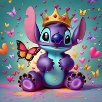 Mickey Mouse 5D Diamond Painting Kit with Lilo and Stitch Characters Cute Gift 6