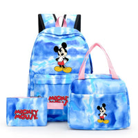 Minnie Backpack - 3pcs/set Colorful Backpack with Lunch Bag Casual School Bags - Lusy Store LLC