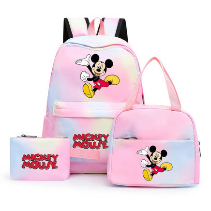 Minnie Backpack - 3pcs/set Colorful Backpack with Lunch Bag Casual School Bags - Lusy Store LLC
