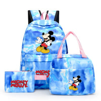 Minnie Backpack - 3pcs/set Colorful Backpack with Lunch Bag Casual School Bags - Lusy Store LLC