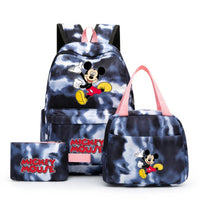 Minnie Backpack - 3pcs/set Colorful Backpack with Lunch Bag Casual School Bags - Lusy Store LLC