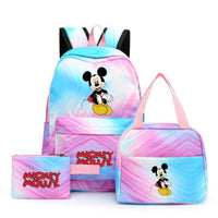 Minnie Backpack - 3pcs/set Colorful Backpack with Lunch Bag Casual School Bags - Lusy Store LLC