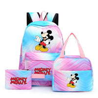 Minnie Backpack - 3pcs/set Colorful Backpack with Lunch Bag Casual School Bags - Lusy Store LLC