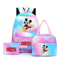 Minnie Backpack - 3pcs/set Colorful Backpack with Lunch Bag Casual School Bags - Lusy Store LLC