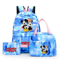 Minnie Backpack - 3pcs/set Colorful Backpack with Lunch Bag Casual School Bags - Lusy Store LLC