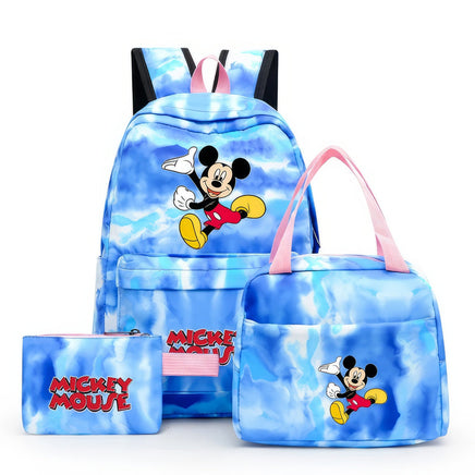 Minnie Backpack - 3pcs/set Colorful Backpack with Lunch Bag Casual School Bags - Lusy Store LLC