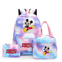 Minnie Backpack - 3pcs/set Colorful Backpack with Lunch Bag Casual School Bags - Lusy Store LLC