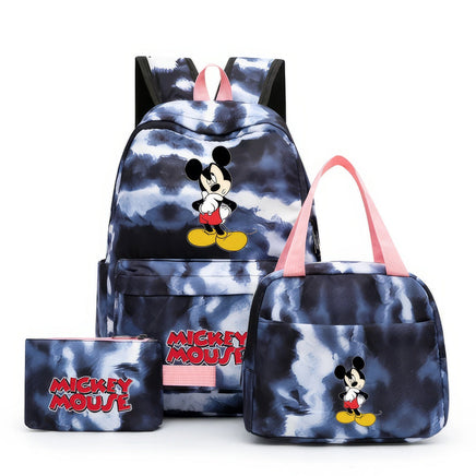 Minnie Backpack - 3pcs/set Colorful Backpack with Lunch Bag Casual School Bags - Lusy Store LLC