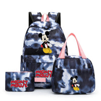 Minnie Backpack - 3pcs/set Colorful Backpack with Lunch Bag Casual School Bags - Lusy Store LLC