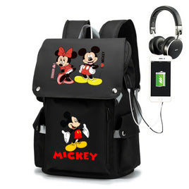 Minnie Backpack - Boy Girl Kids Book Bags Large Capacity Laptop Travel Backpack - Lusy Store LLC