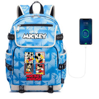 Minnie Backpack - Boys Girls Teenager School Bags USB Charging Laptop Travel Backpacks Style 19 17.7x14.5x6.3 inches