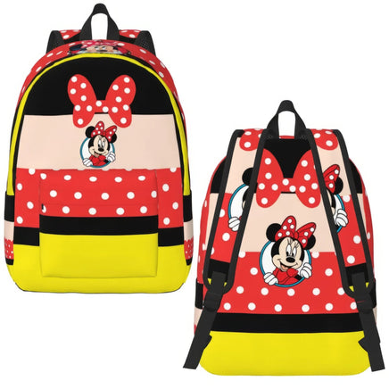 Minnie Backpack - Cartoon Goofy Donald Duck Backpack for Boy Girl School Bookbag Style 9