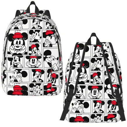 Minnie Backpack - Cartoon Goofy Donald Duck Backpack for Boy Girl School Bookbag Style 21