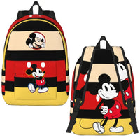 Minnie Backpack - Cartoon Goofy Donald Duck Backpack for Boy Girl School Bookbag Style 8