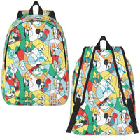 Minnie Backpack - Cartoon Goofy Donald Duck Backpack for Boy Girl School Bookbag Style 14