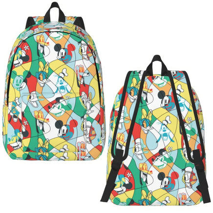 Minnie Backpack - Cartoon Goofy Donald Duck Backpack for Boy Girl School Bookbag Style 14