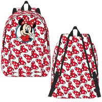 Minnie Backpack - Cartoon Goofy Donald Duck Backpack for Boy Girl School Bookbag Style 23