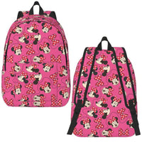Minnie Backpack - Cartoon Goofy Donald Duck Backpack for Boy Girl School Bookbag Style 19