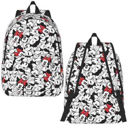 Minnie Backpack - Cartoon Goofy Donald Duck Backpack for Boy Girl School Bookbag Style 18