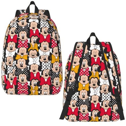 Minnie Backpack - Cartoon Goofy Donald Duck Backpack for Boy Girl School Bookbag Style 22