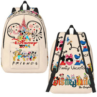 Minnie Backpack - Cartoon Goofy Donald Duck Backpack for Boy Girl School Bookbag Style 1