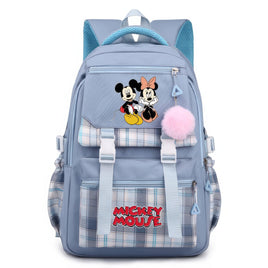 Minnie Backpack - Cartoon Student Teenager Bookbag Sport Rucksack for Boy Girl Style 1 16.5x11.8x9 inches