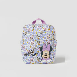 Minnie Backpack - Cute Mickey and Minnie Childrens Backpack Kindergarten Baby School Bag Colorful 16.5x10.6 inches