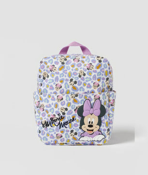 Minnie Backpack - Cute Mickey and Minnie Childrens Backpack Kindergarten Baby School Bag - Lusy Store LLC