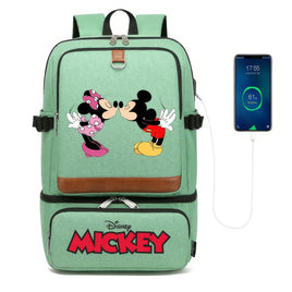 Minnie Backpack - Laptop Insulated Compartment USB Waterproof Cooler Bag Style 1 18.9x13.4x8.7 inches